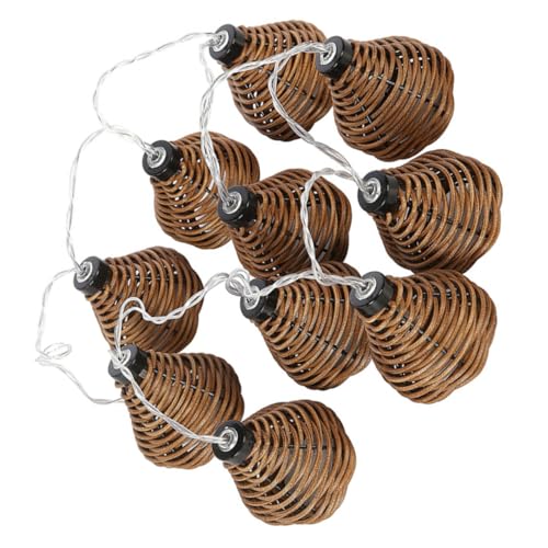 Guirlande lumineuse rotin facile à installer pour déco sans clou