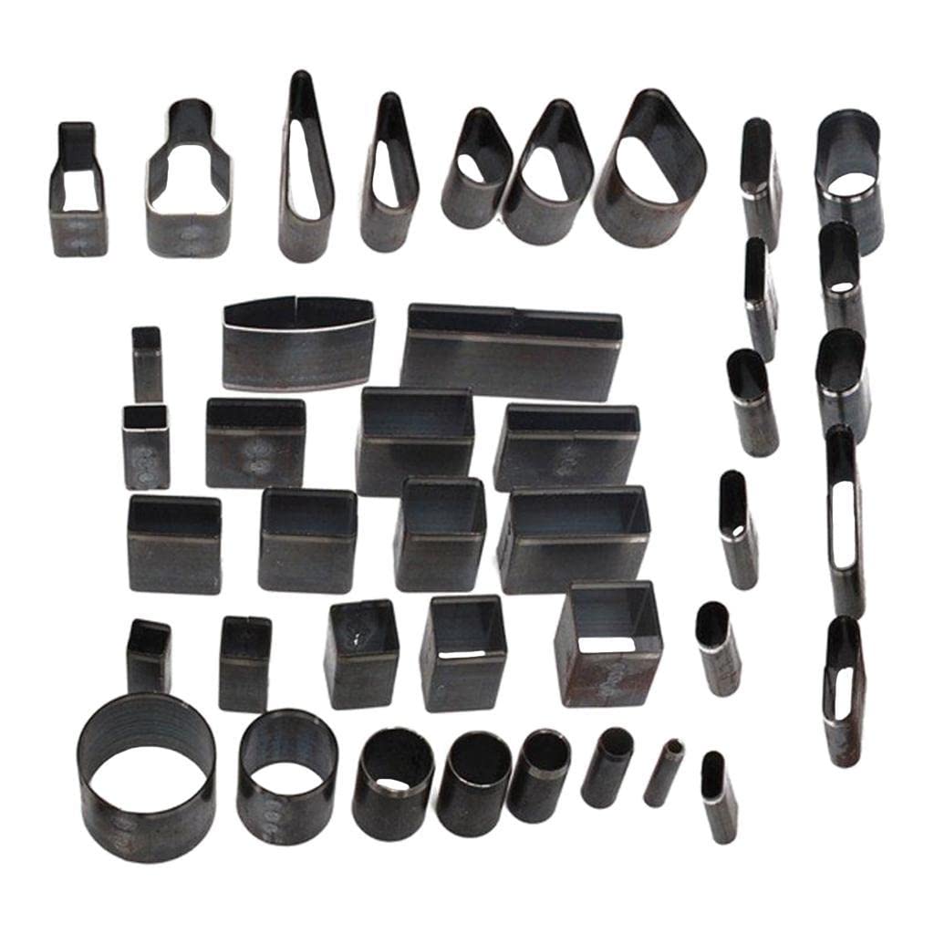 CALANDIS Leather Craft DIY Tool 39 Shape Style Hole Hollow Cutter Punch Handmade Kit