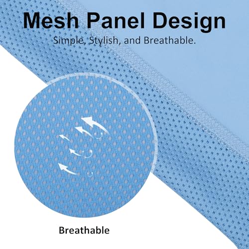 BIG ELEPHANT 3-Pack Kids Short Sleeve T-Shirts, Breathable UPF 50+ Quick-Dry Mesh Solid Tees for Boys & Girls3