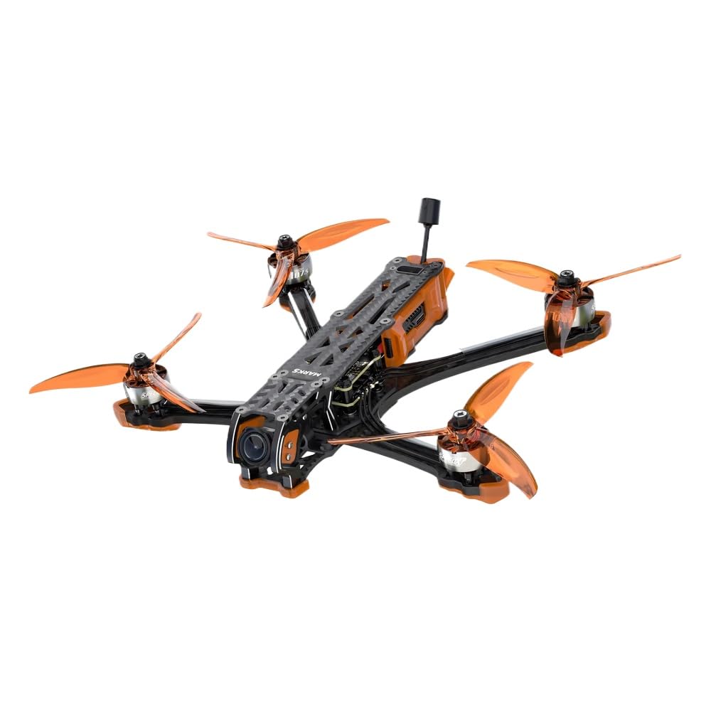 MARK5 C HD O3 Freestyle FPV Dron z systemem jednostki powietrznej VTX O3 i kompatybilnością z quadcopterem Bluetooth (pomarańczowy 6S ELRS 2.4G)