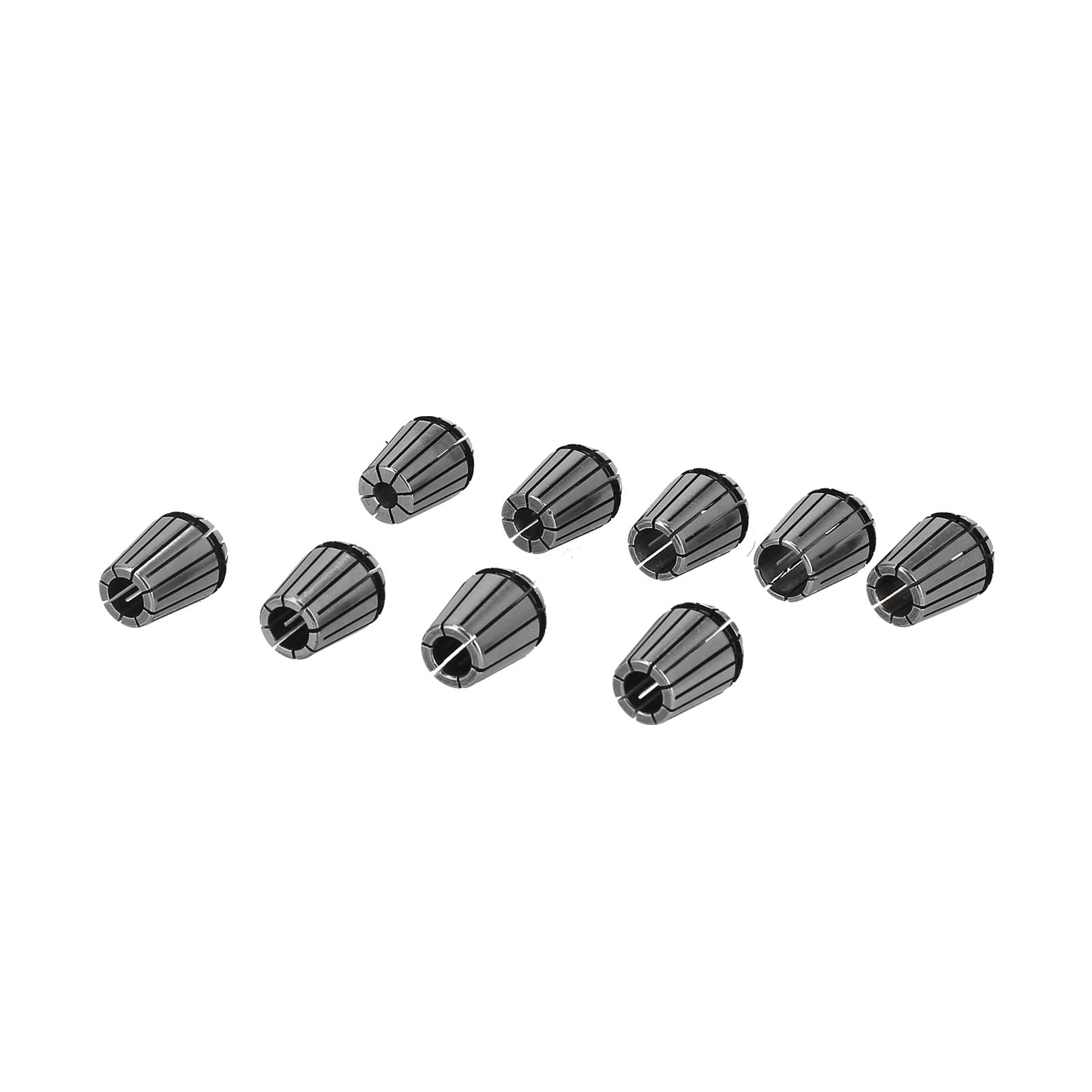 Aolidsive Morsetti a Molla ER25, Set di Mandrini a Pinza in Acciaio Al Carbonio, 9 Dimensioni per Lavorazioni di Precisione e Supporto di Utensili (#3) (#3)
