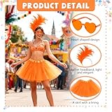 Zoom IMG-2 chiholen gonna in tulle arancione Zoom IMG-2 chiholen gonna in tulle arancione