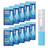 TOAMIT コロナ検査キット 日本製 【薬局販売中】NEW新変異株対応 口にくわえるだけ 新型コロナウイルス 抗原検査スティック コンパクト オミクロン株対応 JN.1 BA.2 BA.5 唾液検査 約8分 迅速検査 研究用 (10)