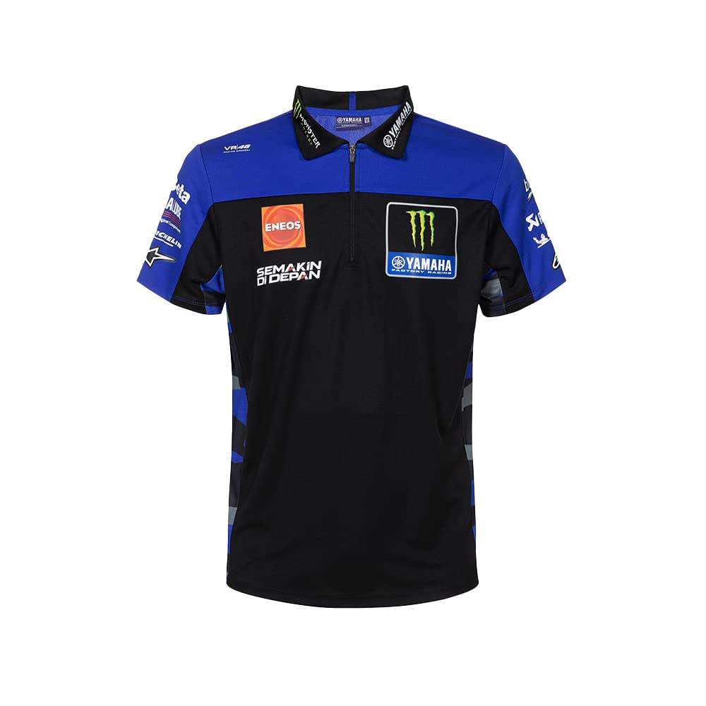 VR46 Replica Team Yamaha Monster Polo Uomo (Pacco da 1)