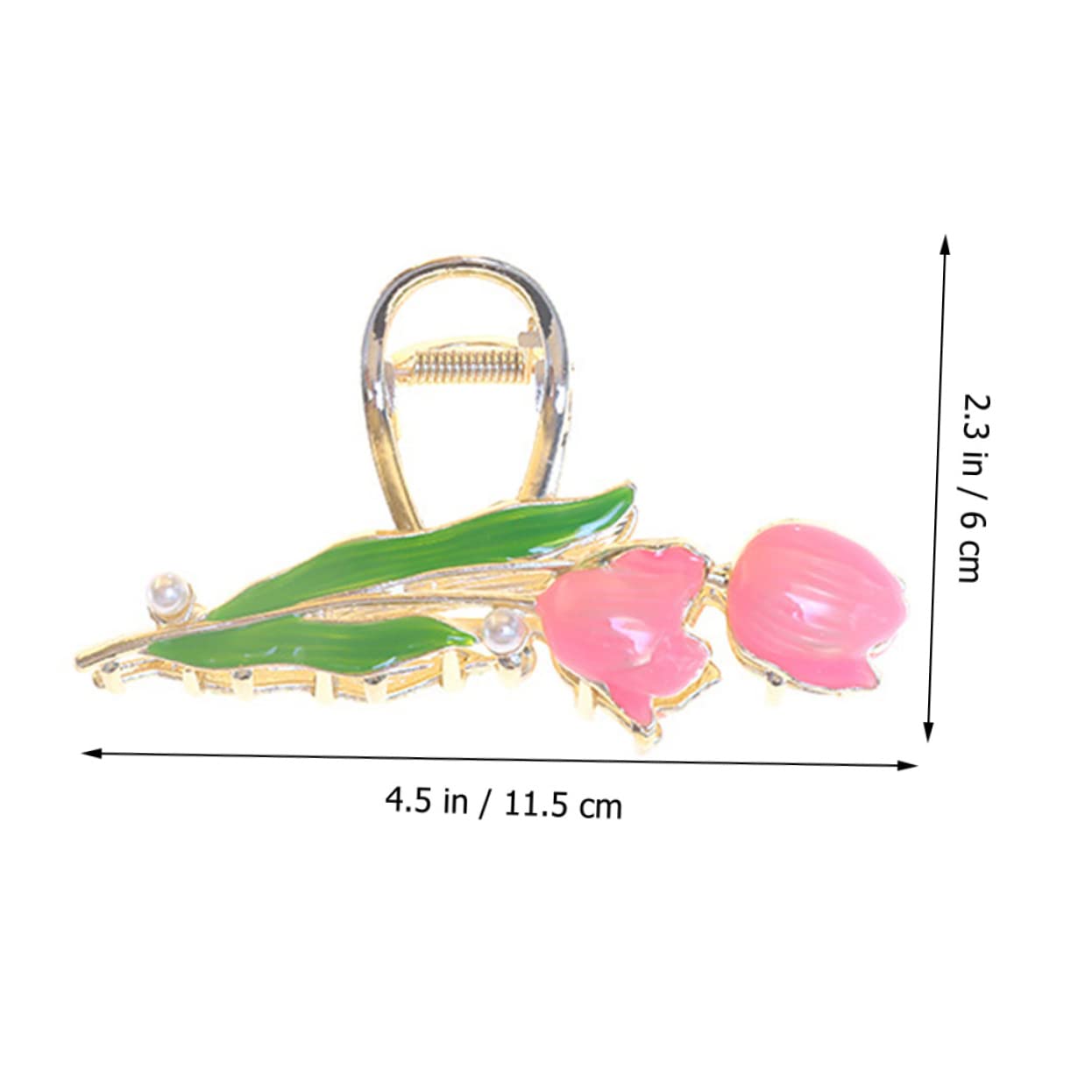 minkissy 5pezzi Fermaglio Per Metallo Forma Di Fiore Con Perle Clip Elegante Per Acconciature Chic Accessorio Per Donne e Ragazze Per Matrimoni e Occasioni Speciali
