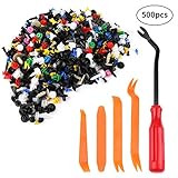 ▲ Was Sie haben: Das Paket enthielt verschiedene Farben und verschiedene Arten von Befestigungsclips + 5-tlg