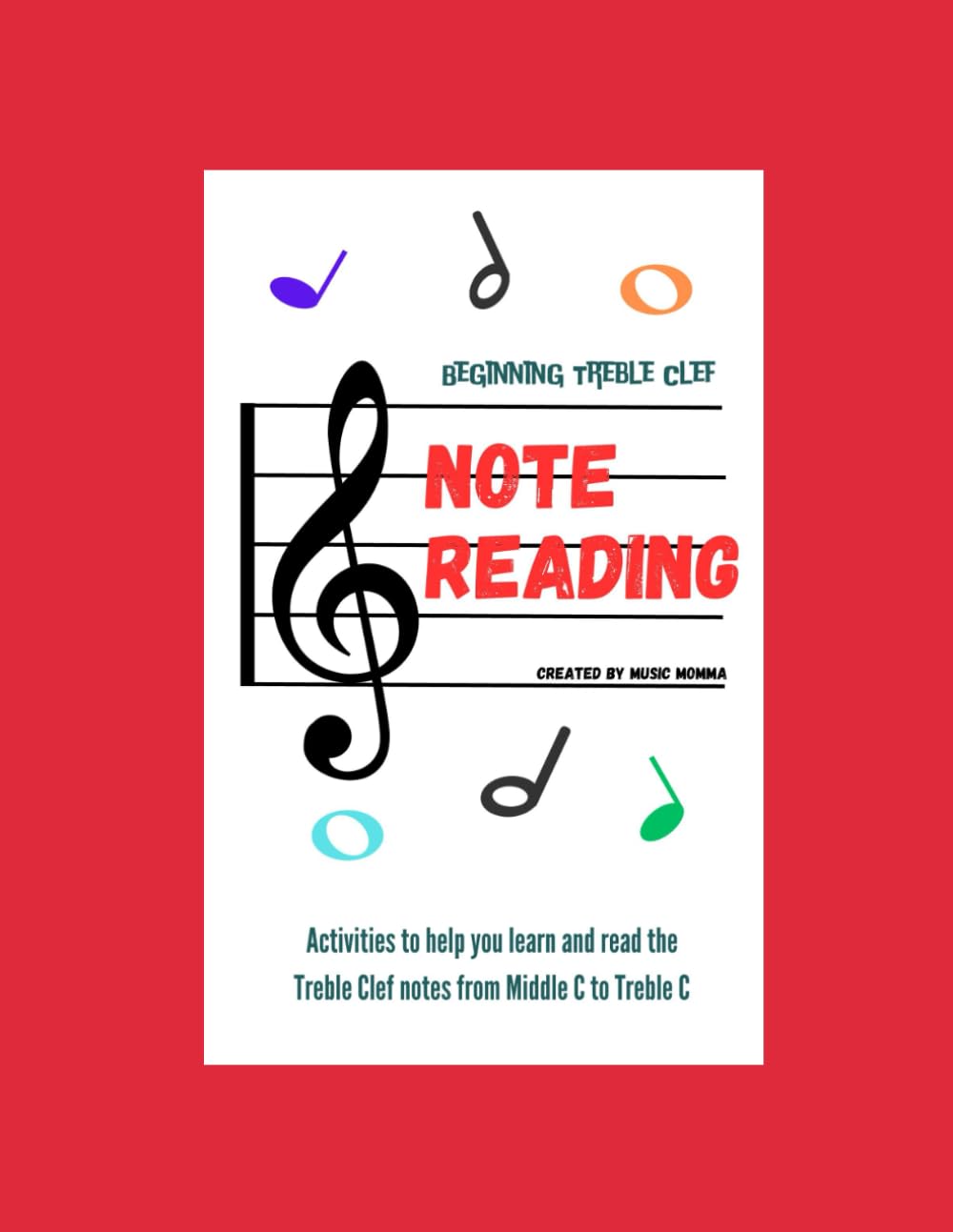 Beginner Treble Clef Note Reading: Treble Clef Note Middle C to Treble C
