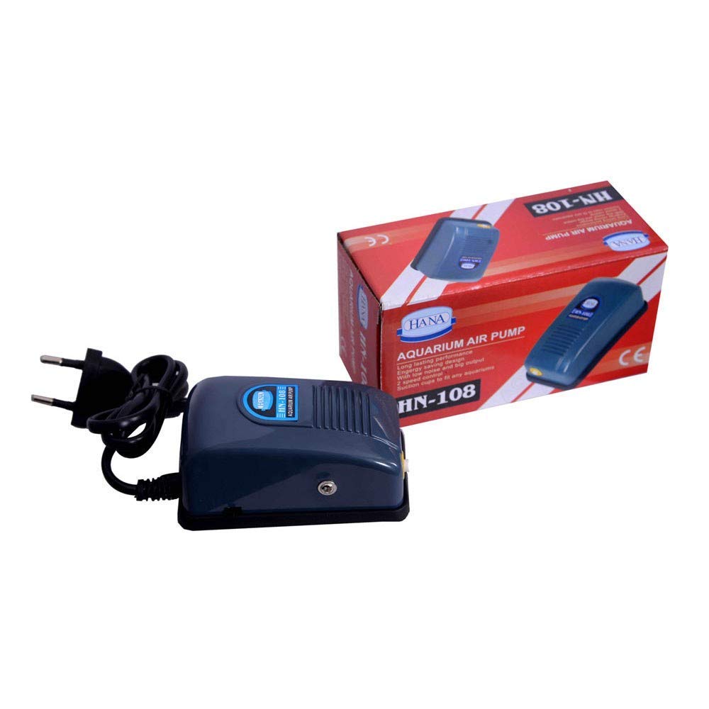 Hana HN-108 Air Pump with 2 Speed Control (Slow & Fast) Single Way Connector -Central fish Aquarium (B08TLY2Z3Y) Amazon Price History, Amazon Price Tracker
