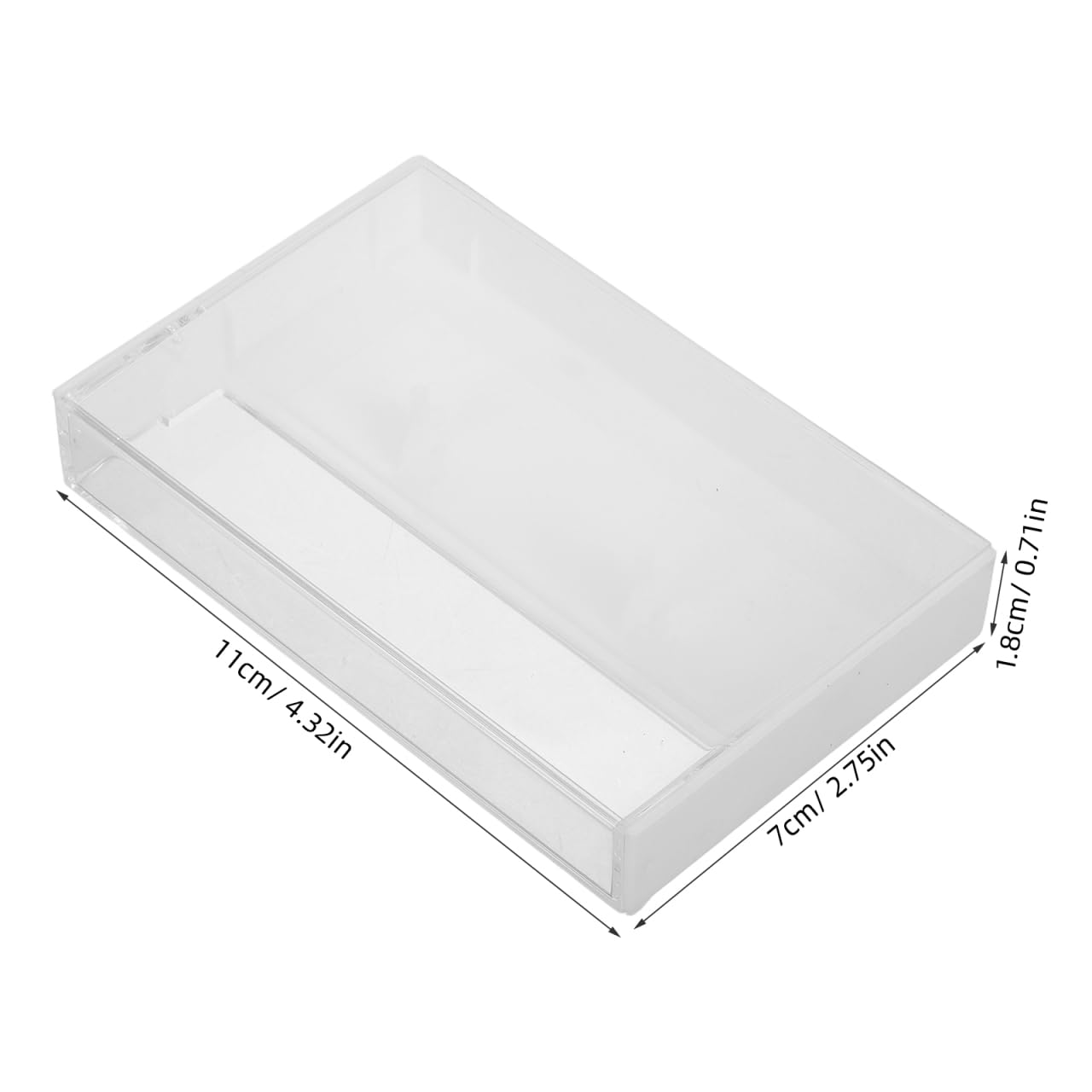 Alipis Boîte De Rangement Pour Cassettes Audio Vintage 10 Pièces En Plastique Robuste Finition Lisse Pour Bureau Et Maison