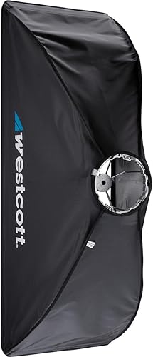 Miniatura 2 de Westcott Interruptor rápido de 1 x 3 para estudio de fotografía portátil y caja de luz Stripbank On Location – Compatible con múltiples marcas de