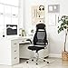 SONGMICS OBN86BK Silla giratoria de Oficina Silla de Escritorio de Malla con...