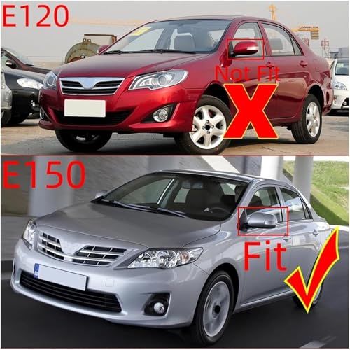 Coque de rétroviseur extérieur Corolla Altis E150 2007-2013 argent - 3