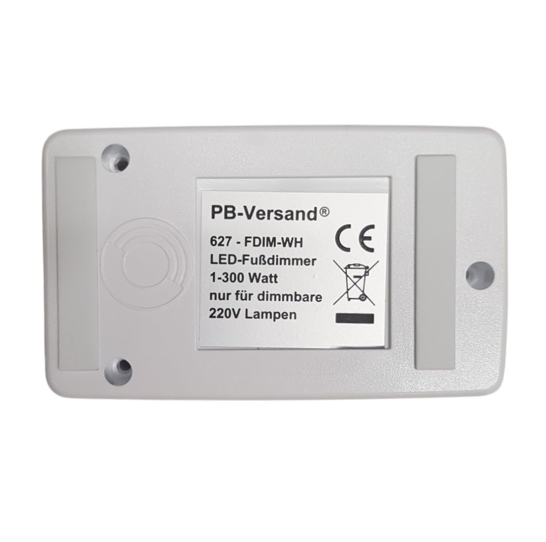 Dimmerabile LED bianco 100W / 300W per lampadina LED dimmerabile con cavo e dimmer silenzioso (100W bianco)