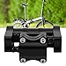 SPYMINNPOO Adjustable Double Stem, Folding Bike Component 25.4 CNC Aluminium Alloy Bicycle Accessory, Mountain Bike Handlebar Stem