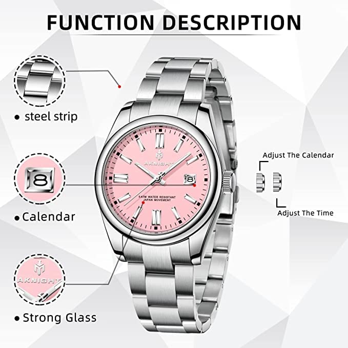 BENYAR AKNIGHT Mens Watch Wrist Watch for Men, Waterproof and Scratch Resistant, Quartz Movement, Analog Chronograph Business Watches with Calendar and Luminous Hand Watch... - Image 2