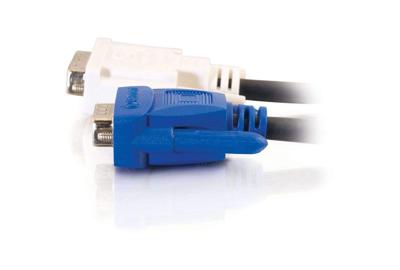 C2G Cavo Video DVI-A Maschio A VGA HD15 Maschio - 3 Metri, Analogico, Per Monitor E Proiettori, Risoluzione 1600x1200 - 3