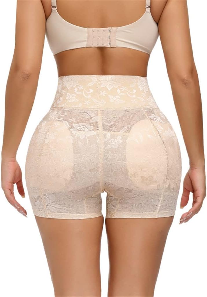 Sponge Fake Ass Hip Enhancers High Waist Trainer Body Shapers Women Dress Underwear Padded Butt Lifter Control Panties Shapewear (Color : A, Size : XXXX-Large)