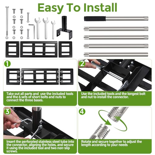 Rastrillo Modular Nivelador para Césped Acero Inoxidable miniatura 6