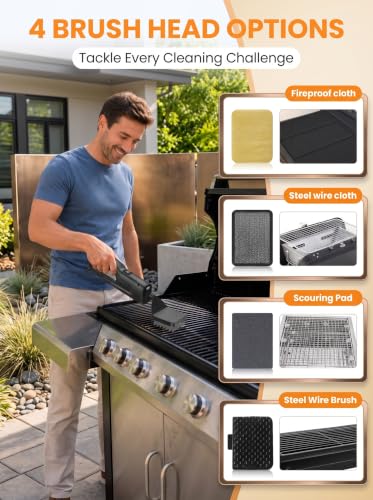 Electric Grill Brush with LED Light - image 5