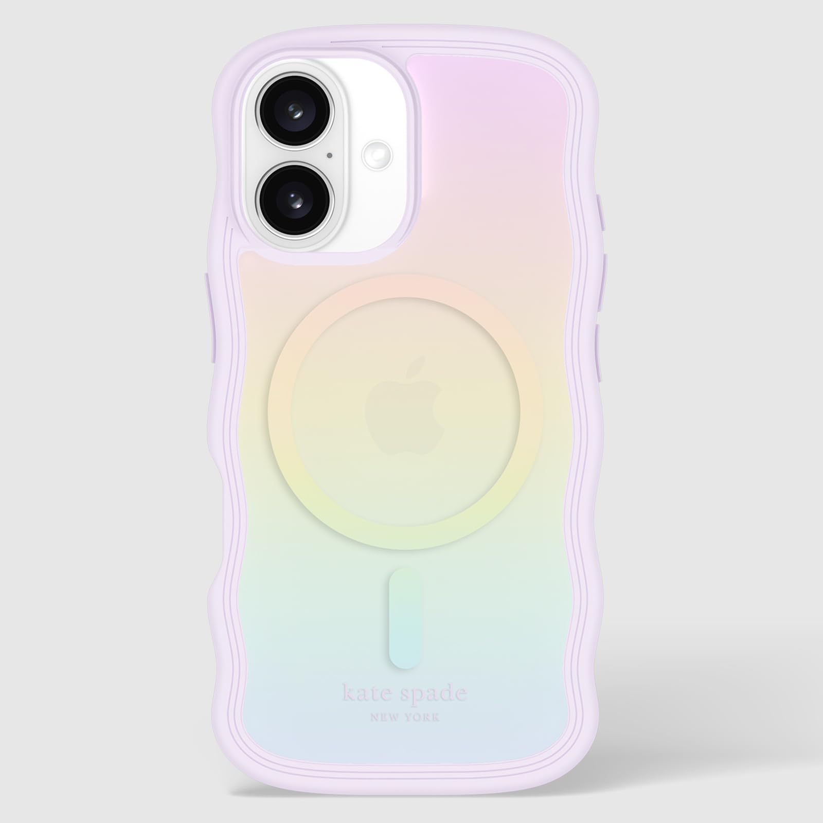 Kate Spade New York Etui na iPhone'a 16 – kompatybilne z MagSafe – designerskie etui na telefon – opalizujący opalizujący opal