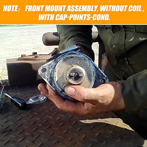 Front Mount Distributor Assembly Compatible With Ford New Holland Tractors 2N 8N 9N Replace 9N12100 1100-5000 11005000 - Thumbnail 5