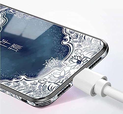 Cubierta trasera de vidrio templado resistente para iPhone 11 con bordes rectos anticaídas 6