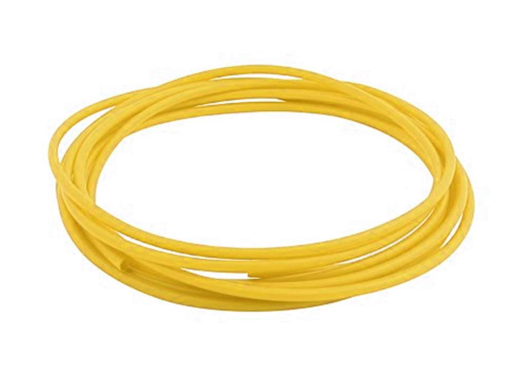 Gaine thermorétractable jaune pour réparer les fils électriques abîmés de 3mm
