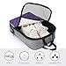 Golf Shoe Bags for Travel Women Men - Purple Leopard Print Fashion Travel Shoe Bags for Packing In Suitcase, Bowling Pointe Dance Soccer Cleat Sneaker Bag Organizer For Gym with Zipper