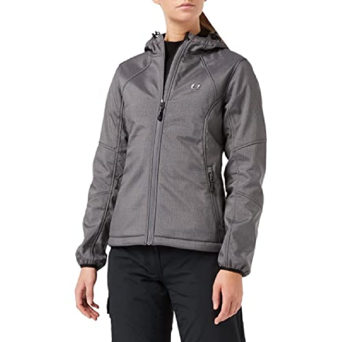 Veste Softshell Femme Estelle Ultrasport Taille XS - Noire Et Violette, Neuve Avec étiquette