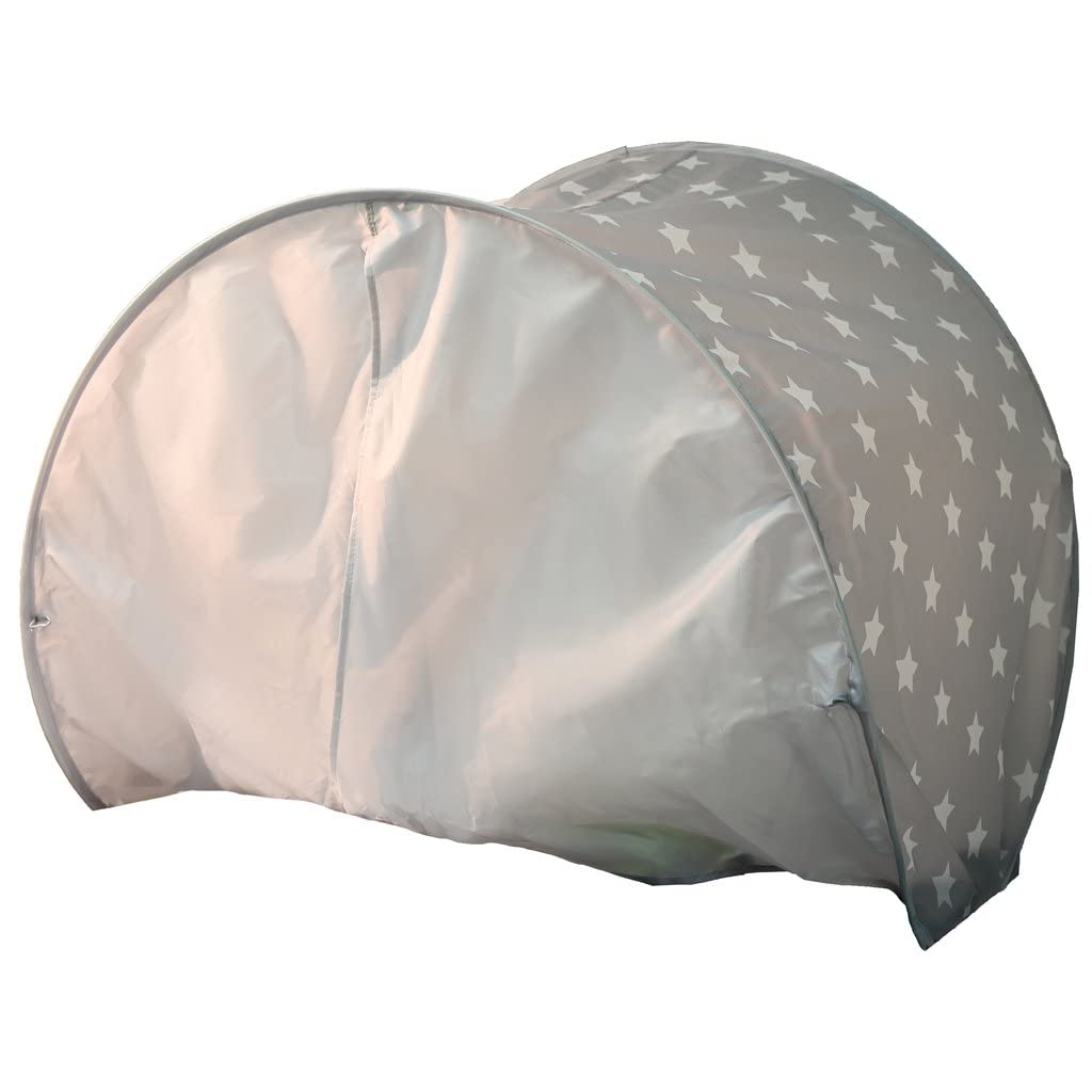 Tenda da letto Grey White Stars, grigio, bianco 55180