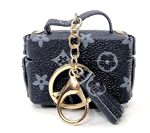 Image of JSR Designer Mini Bag Keychain with Tassel, Gold Chain, Multiple Patterns, Fashion Accessory For Car Bike Purses And Gifting