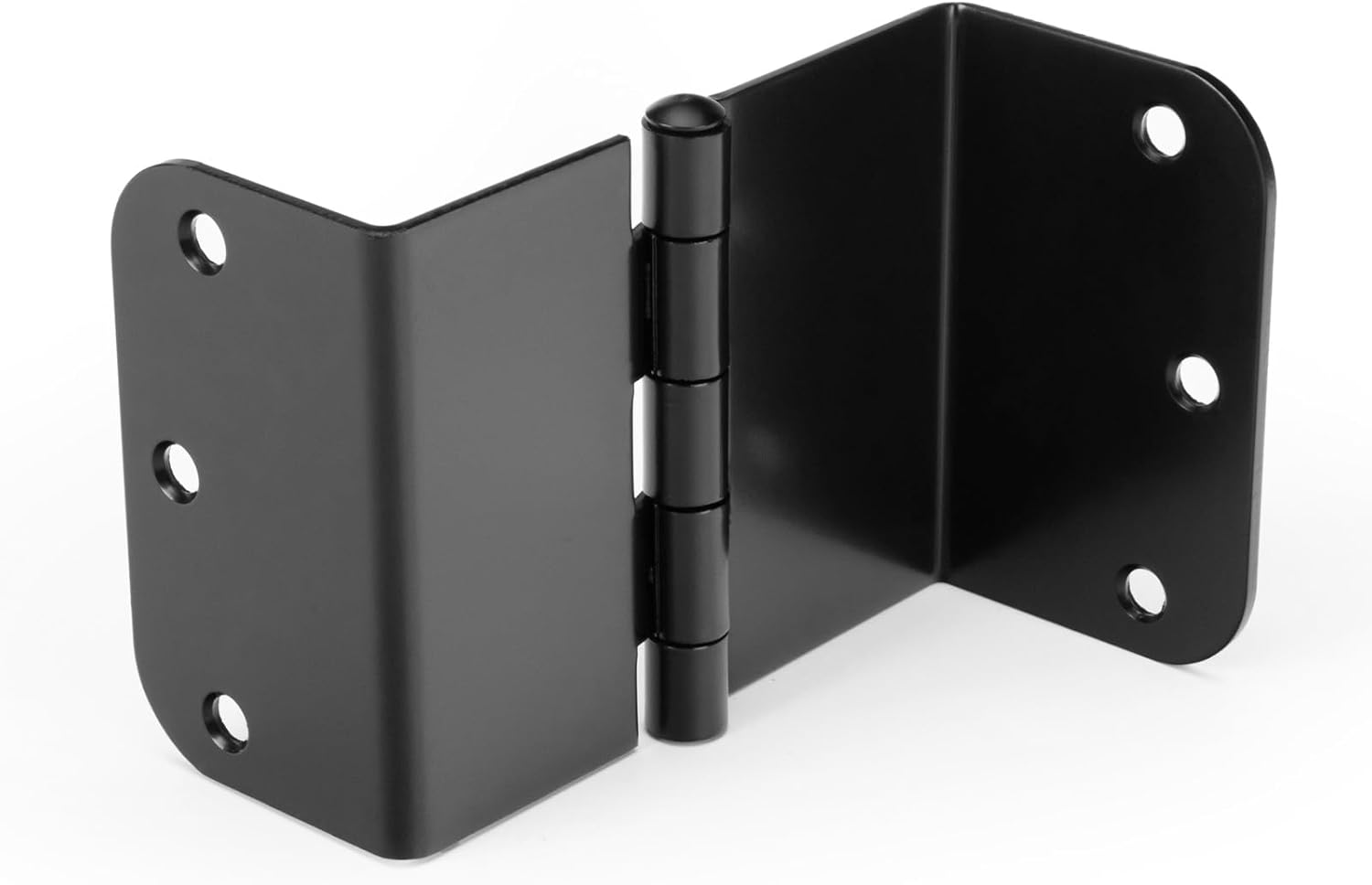 goldenwarm 6 Pack Black Swing Clear Expandable Door Hinges 3.5inch with