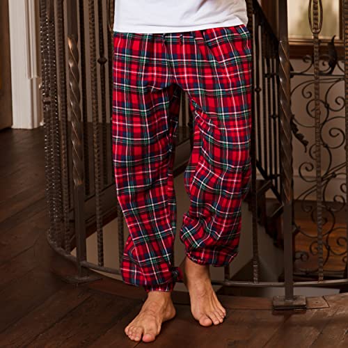 Alexander Del Rossa Men's Soft Cotton Flannel Pajama Pants, Joggers2