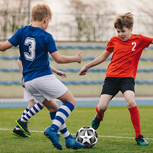 Byaosun Sports Soccer Ball, Size 4 Traditional Soccer Balls For Toddler Youth Kid Adult Training Outdoor Backyard (Not Included Pump) #TOP2