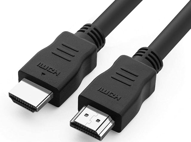 High-Speed HDMI Cable 1m 2m 3m 4m 5m 10m 20m - Supports Ethernet, 3D, HDMI Cable High Speed Gold Premium Quality supports all HD ready devices and gadgets (0.5 Meter, Black)