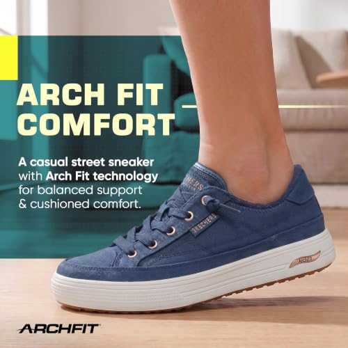 Image of SKECHERS Women's James Goldcrown: Arch Fit Arcade-Love on Top Sneaker