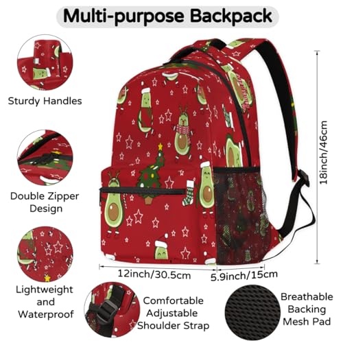 Sac à dos avocat mignon pour randonnée et ordinateur - 2