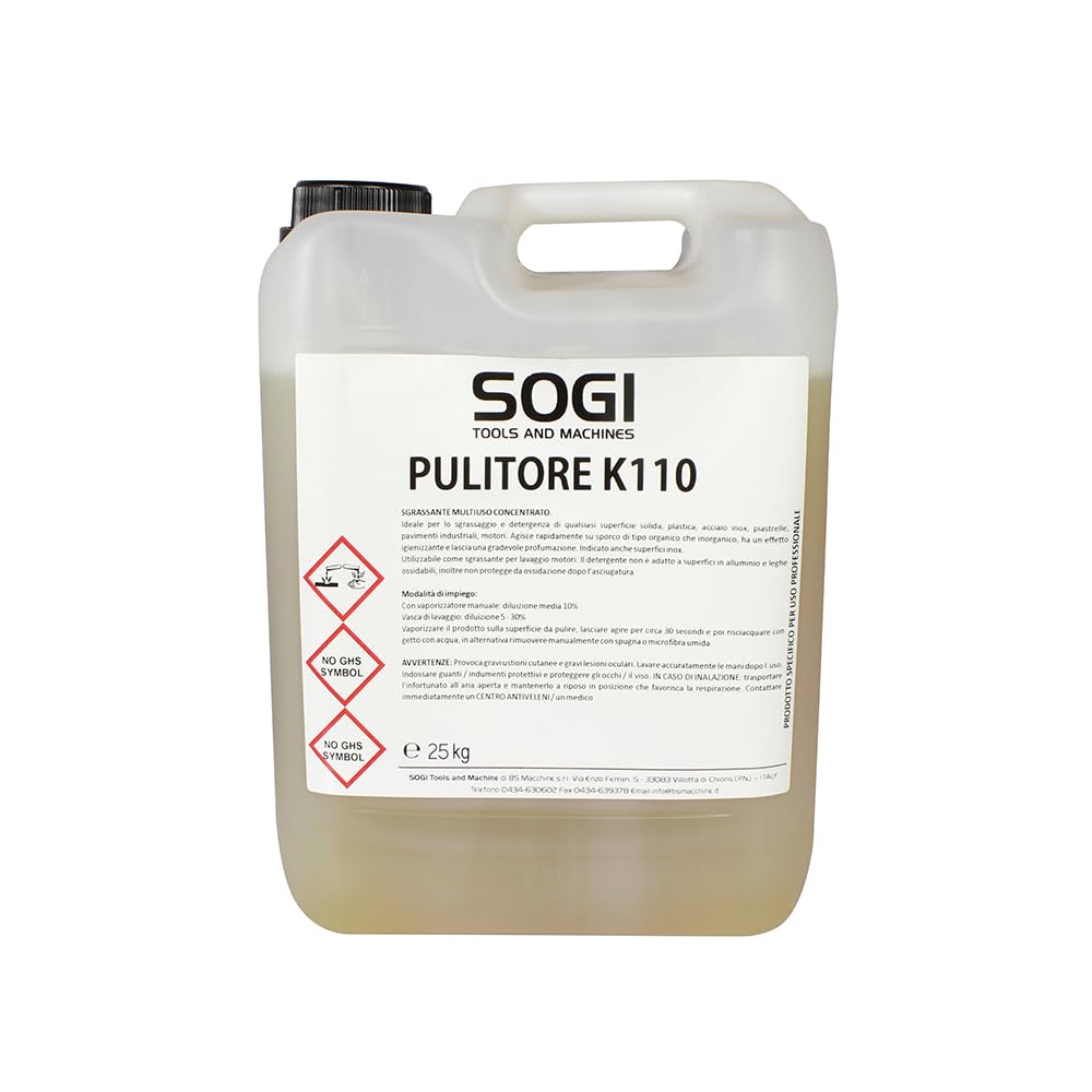 SOGI K110 - Líquido desengrasante limpiador ultraconcentrado para bañera, 25 kg