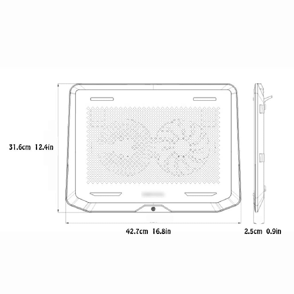 laptop cooler ventola portatile pc Raffreddamento del laptop Raffreddatori per laptop creativi Laptop eleganti