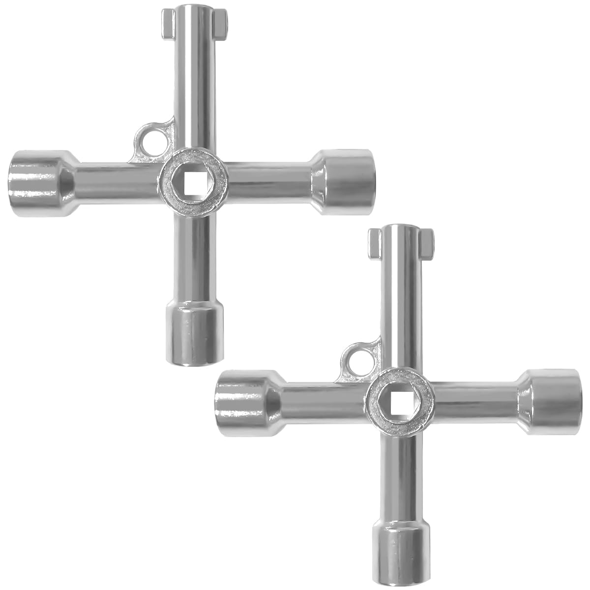 co-key様 4 Way Cross Key 45# Steel Manual Water Faucet Tool for