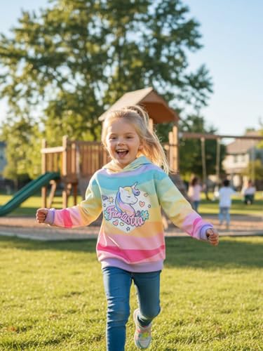 Image of WELAKEN Sweatshirts for Girls Toddler & Kids II Little Girl's Pullover Tops Sweaters & Hoodies