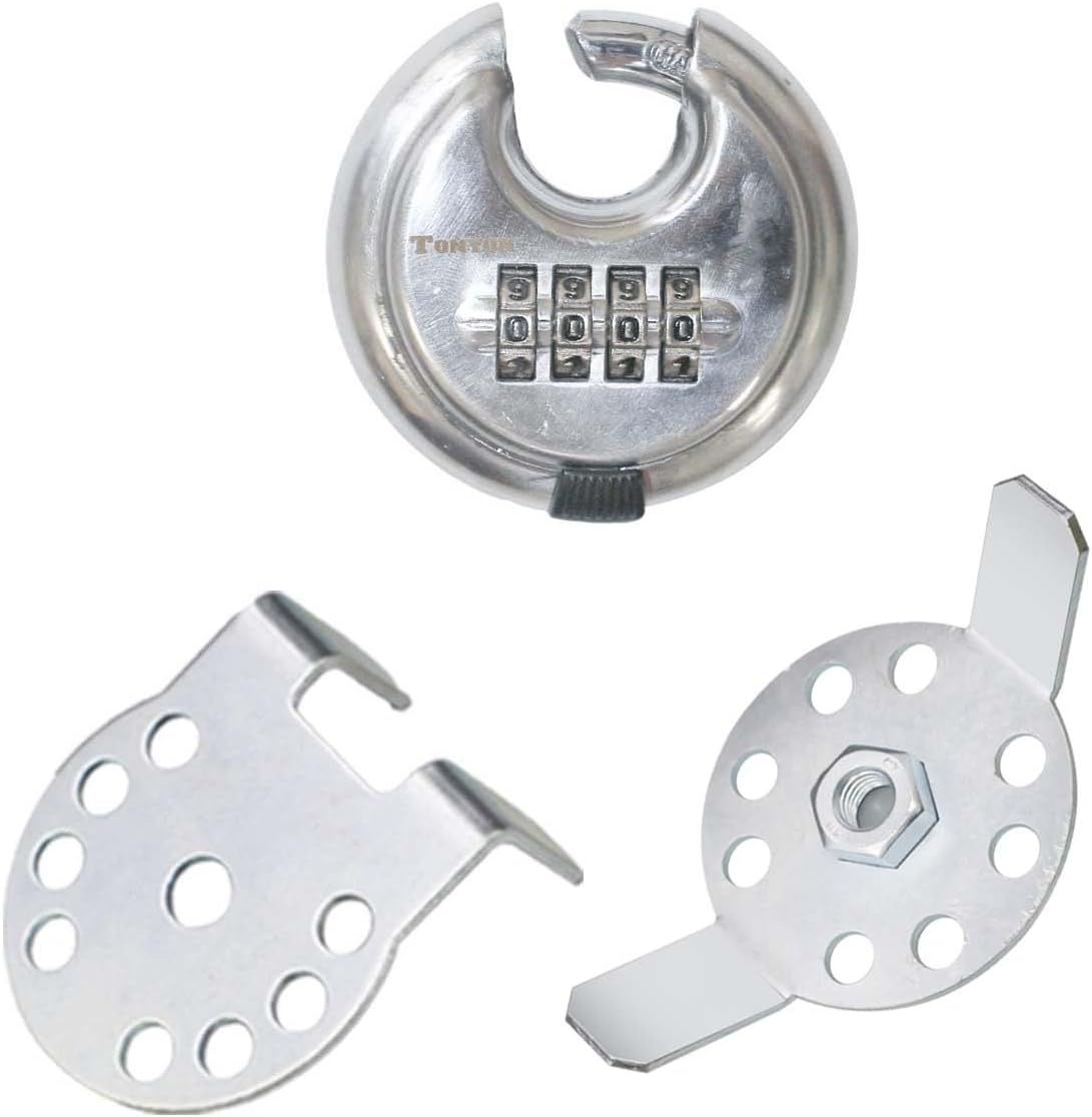 RV Double Propane Tank Locking Device 1/2”13 Threads Shaft AntiTheft Dual Propane