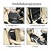 Heutamo Center Console Armrest Box Cover Compatible with Land Rover Discovery 2 Accessories 1998-2004,Anti-Scratch Armrest Box Protector Cover Car Interior Accessories (Black Leather)