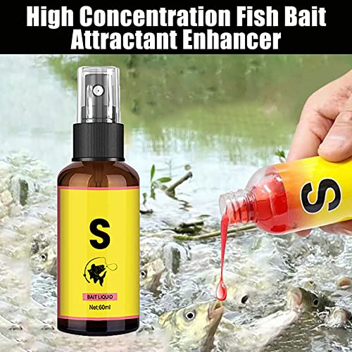 Xirujnfd 2023 New Natural Bait Scent Fish Attractants For Baits, High Concentration Fish Bait Attractant Enhancer, Scent Fish Attractants For Baits, Fishing Accessories And Equipment (3Pcs) #TOP1