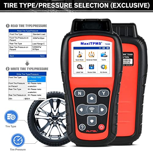 image for Autel MaxiTPMS TS508K 2022 TPMS Relearn Tool, with 4PCS 315MHz/433MHz 