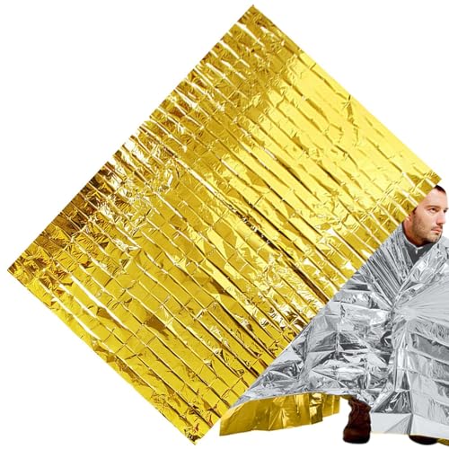 Senermter Notfälle Decke für Kälte, Notfälle Decke,Outdoor -Abenteuerüberleben Teppiche - Wasserdicht