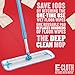 E-Cloth Deep Clean Mop, Microfiber Mop, Perfect Floor Cleaner for Hardwood, Laminate, Tile and Stone Flooring, Washable and Reusable, 100 Wash Promise
