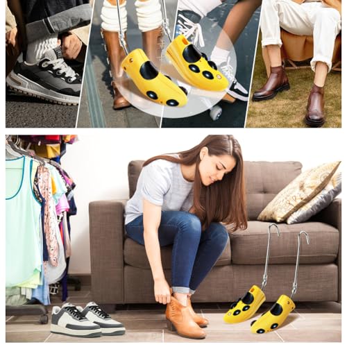 GRW Boot Stretchers for Cowboy Boots Women Men, Adjustable Boot Stretcher Thick Wide Feet,Cowboy Boot Stretcher for High Instep Wide Size 7-134