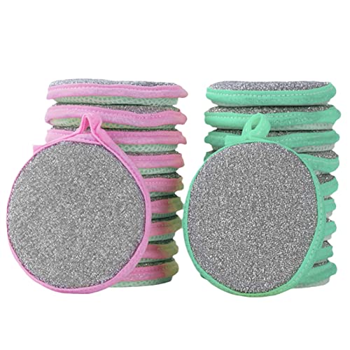 YUANstore 5/10Pcs Double Side Dishwashing Sponge Pan Pot Dish Wash Sponges Household Cleaning Tools Kitchen Tableware Dish Washing Brush