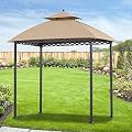 Garden Winds Replacement Canopy for The Pinehurst Grill Gazebo - Standard 350 - Beige - Will ONLY FIT Model L-GG093PST-B, Will ONLY FIT IF You Have Horizontal RAILINGS ON Four Sides